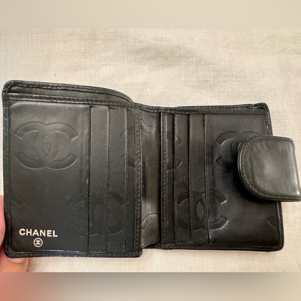 Chanel Calfskin Quilted Cambon Kisslock Wallet - Picture 4 of 9
